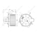 Moteur de soufflante de chauffage automatique pour PEUGEOT 206 PEUGEOT